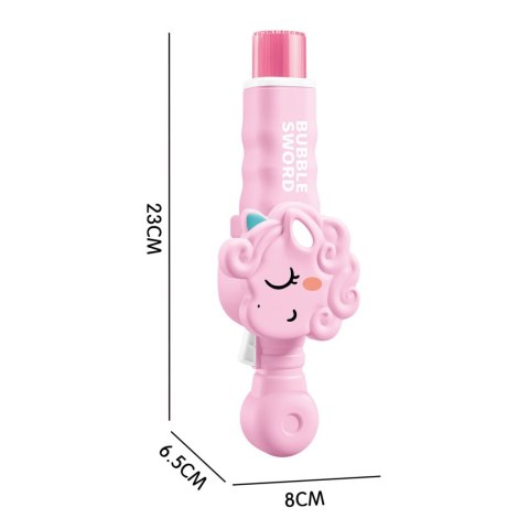 WOOPIE Magiczny Pistolet Na Bańki z Dymem Maszynka Do Baniek Jednorożec