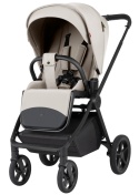 CARRELLO Ultra F CRL-6557 Milk Grey Wózek dla dziecka 2w1 składana gondola ze stelażem