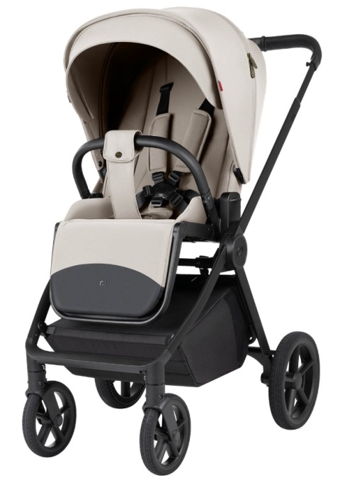 CARRELLO Ultra F CRL-6557 Milk Grey Wózek dla dziecka 2w1 składana gondola ze stelażem