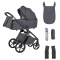 CARRELLO Vector CRL-6700 Ample Grey Wózek dziecięcy 2w1 składana gondola ze stelażem