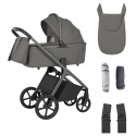 CARRELLO Vector CRL-6700 Calm Green Wózek dziecięcy 2w1 składana gondola ze stelażem