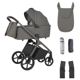 CARRELLO Vector CRL-6700 Calm Green Wózek dziecięcy 2w1 składana gondola ze stelażem