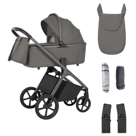 CARRELLO Vector CRL-6700 Calm Green Wózek dziecięcy 2w1 składana gondola ze stelażem
