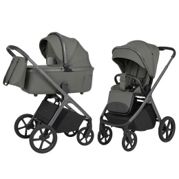 CARRELLO Vector CRL-6700 Calm Green Wózek dziecięcy 2w1 składana gondola ze stelażem