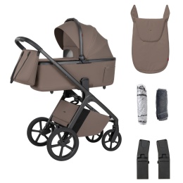CARRELLO Vector CRL-6700 Koa Brown Wózek dziecięcy 2w1 składana gondola ze stelażem