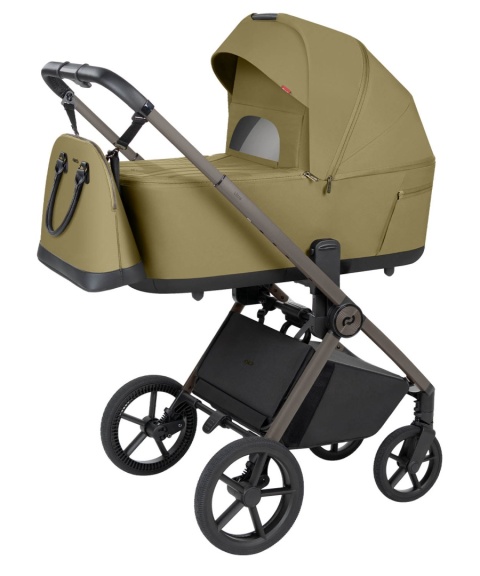 CARRELLO Ultra F CRL-6557 Clover Green Wózek dla dziecka 2w1 składana gondola ze stelażem