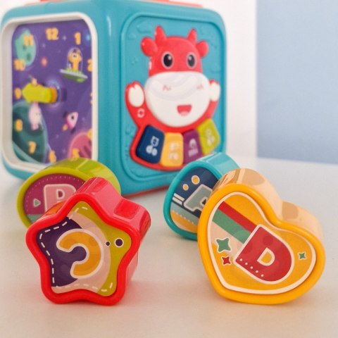 WOOPIE BABY Interaktywna Kostka Sensoryczna Edukacyjna Montessori Sorter 6w1