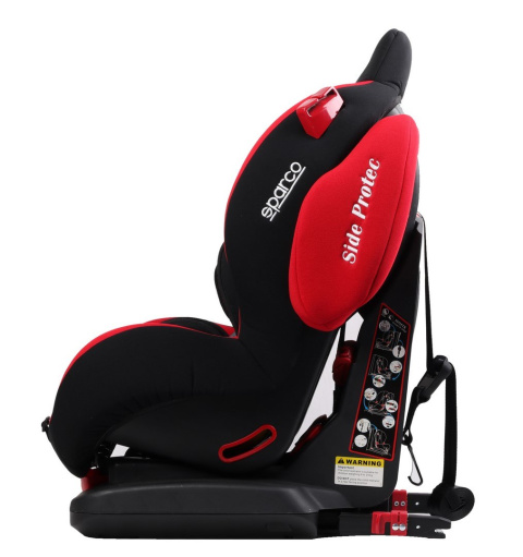 F500i EVO ISOFIX 9-25 kg SPARCO fotelik samochodowy - czerwony