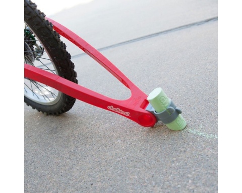 Kredowy Ślad Chalktrail - Przystawka do Roweru - Czerwona 3+ Fat Brain Toys