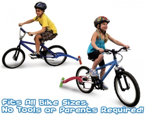 Kredowy Ślad Chalktrail - Przystawka do Roweru - Czerwona 3+ Fat Brain Toys