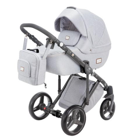 LUCIANO 4W1 ADAMEX wózek dziecięcy + fotelik Kite 0-13kg + baza IsoFix - Polski Produkt - q-1