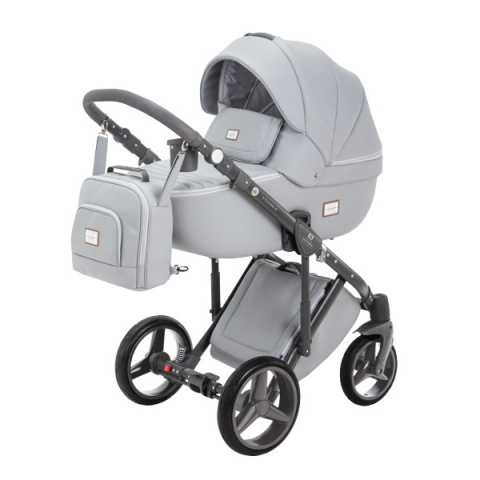 LUCIANO DELUXE 4W1 ADAMEX wózek dziecięcy + fotelik Kite 0-13kg + baza IsoFix - Polski Produkt - Q-101