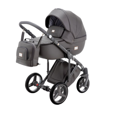 LUCIANO DELUXE 4W1 ADAMEX wózek dziecięcy + fotelik Kite 0-13kg + baza IsoFix - Polski Produkt - Q-102