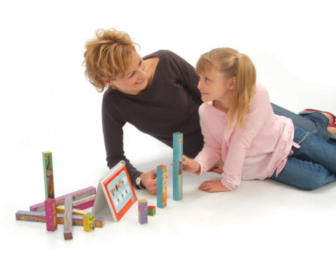 Matematyczne Zoo klocki Inchimals 3+ Fat Brain Toy Qelements