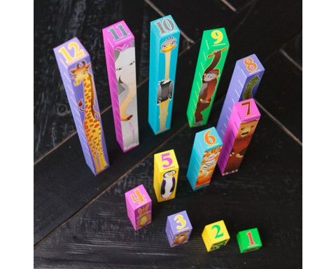 Matematyczne Zoo klocki Inchimals 3+ Fat Brain Toy Qelements