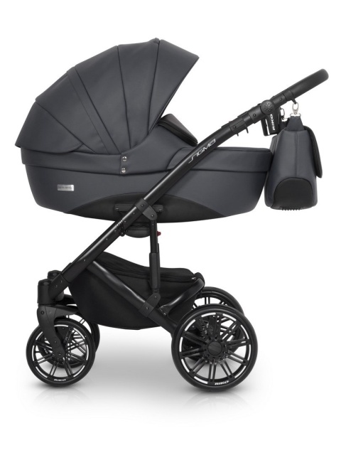 SIGMA RIKO 2w1 wózek głęboko-spacerowy - 01 Anthracite