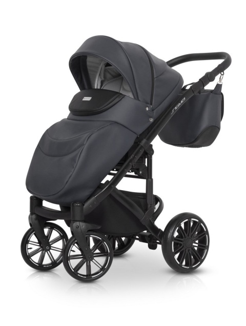 SIGMA RIKO 2w1 wózek głęboko-spacerowy - 01 Anthracite