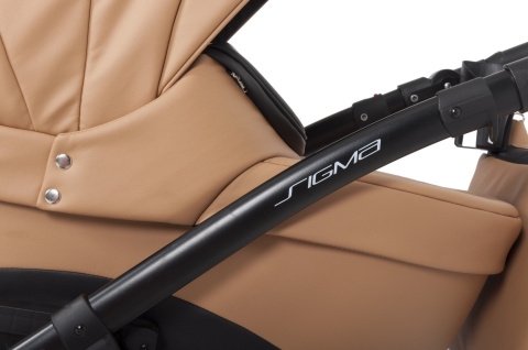 SIGMA RIKO 4w1 wózek głęboko-spacerowy + Fotelik Kite i Baza IsoFix - 03 Caramel