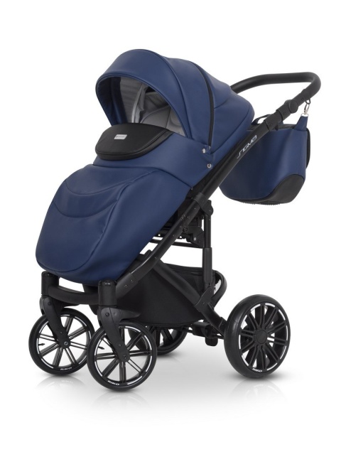 SIGMA RIKO 4w1 wózek głęboko-spacerowy + Fotelik Kite i Baza IsoFix - 07 Denim
