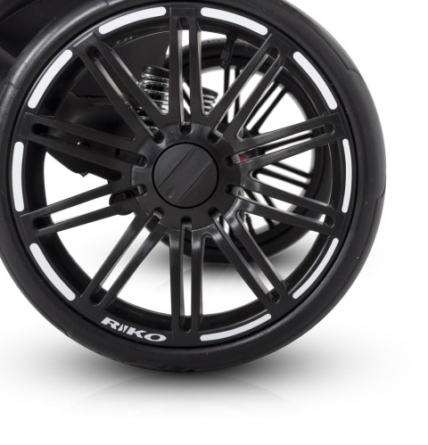 SIGMA RIKO 4w1 wózek głęboko-spacerowy + Fotelik Kite i Baza IsoFix - 07 Denim