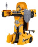 Autko/Robot 2w1 R/C 1:14 Mercedes-AMG GT3 Żółty RASTAR