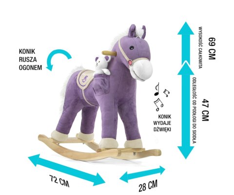 Milly Mally Koń Pony Purple