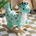 CLASSIC WORLD Miękki Pluszowo-Drewniany Bujak Dinozaur na Biegunach