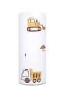 EGA Pielucha tetra druk 70x80 TRAKTOR KOPARKA BEŻ 0565 cena za 1szt / pakowane po 5szt