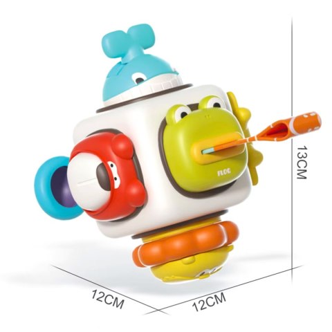WOOPIE BABY Kostka Sensoryczna 6w1 - Zwierzątka