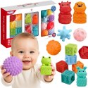 WOOPIE BABY Sensory Puzzles Squeeze Puzzle Sound Learning to Count 20 el.