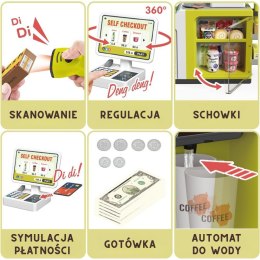 WOOPIE Kasa Sklepowa Samoobsługowa Mini Market Ekspres Akcesoria