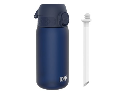 ION8 Butelka na wodę ze słomką dla dzieci BPA Free 350ml Granatowy Navy
