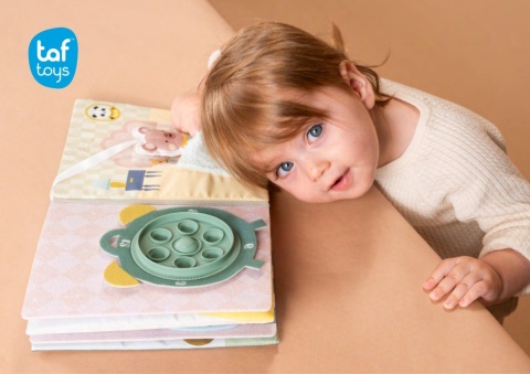 Interaktywna Książeczka Manipulacyjna Mój Dzień w Domu Taf Toys