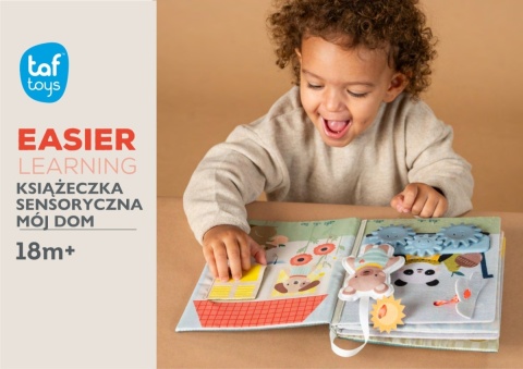Interaktywna Książeczka Manipulacyjna Mój Dzień w Domu Taf Toys