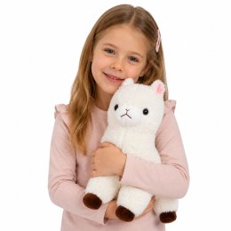 Pluszowa Alpaka Lama Maskotka Przytulanka Miękkie Futerko Biała 38 cm