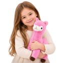 Pluszowa Alpaka Lama Maskotka Przytulanka Miękkie Futerko Różowa 38 cm