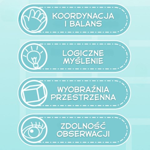 WOOPIE Niebieska Kula Labirynt 3D Gra Zręcznościowa Amaze Ball