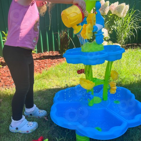 WOOPIE Stolik Wodny 2w1 Piaskownica Fontanna XXL Aquapark z Delfinem