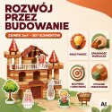 Zamek z Cegiełek 3w1 506 el. Figurki Zestaw Konstrukcyjny DIY dla Dzieci