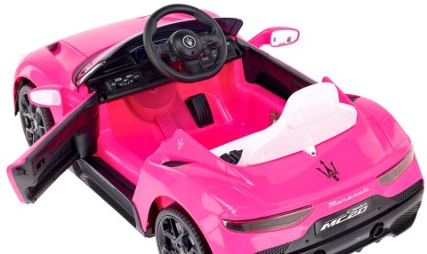Auto na akumulator Maserati GT Cabrio różowy