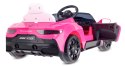 Auto na akumulator Maserati GT Cabrio różowy