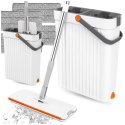 MOP Z WIADREM 2-KOMOROWYM WASH + DRY - 33 CM + 4 WKŁADY MIKROFIBRA
