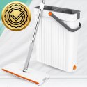 MOP Z WIADREM 2-KOMOROWYM WASH + DRY - 33 CM + 4 WKŁADY MIKROFIBRA