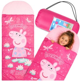 Śpiwór Dziecięcy Peppa Pig 170x70 cm Oryginalny Licencja Hasbro Różowy