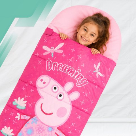 Śpiwór Dziecięcy Peppa Pig 170x70 cm Oryginalny Licencja Hasbro Różowy