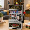 Automat do Gry Slot Kasyno Skarbonka Duża Wyrzutnia Monet Światła Dźwięki