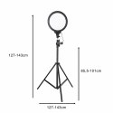 Lampa pierścieniowa studyjna LED ring okrągła do filmów 3 barwy światła panel