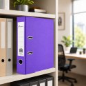 Segregator Na Dokumenty A4/80mm Okucie Mechanizm Dźwigniowy Purpurowy