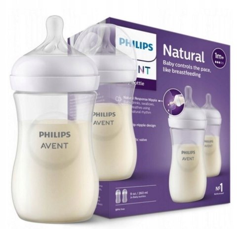 AVENT SCY903/02 Responsywna Butelka Natural 260ml 2 szt.