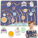 TOOKY TOY Tablica Manipulacyjna Edukacyjna Układ Słoneczny Kosmos